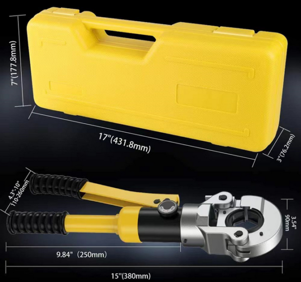 12 T Hydraulic Tools Power Multilayer Pex Crimping Clamp Tool